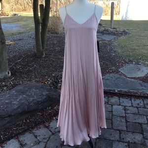 Lulus Blush Pink Midi Dress